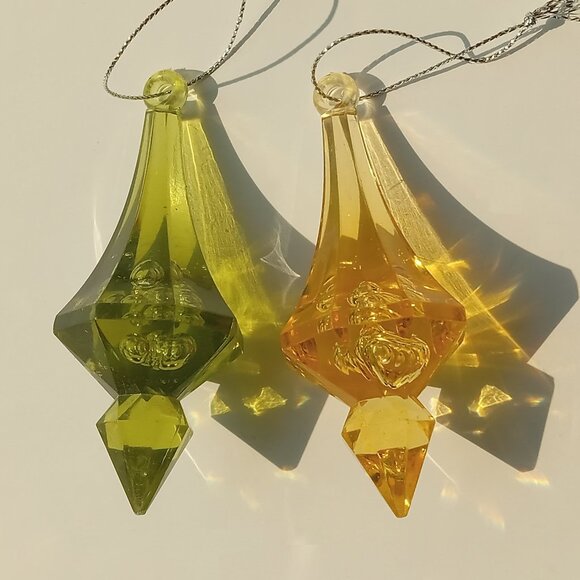 2 Vintage Ornaments / Suncatchers - Picture 8 of 12